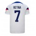 Förenta staterna Giovanni Reyna #7 Hemma matchtröja VM 2022 Kortärmad Billigt